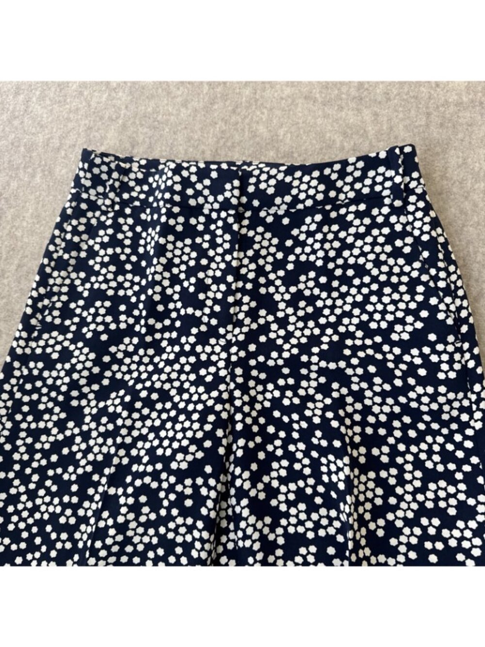Boden Nancy Culottes Womens 2P Navy Floral High Waist Cropped‎ - Picture 2 of 13